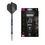 Target Darts Adrian Lewis 26G Black Edition 90% Tungsten Swiss Point Steel Tip Darts Set, (190167)