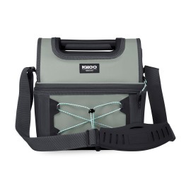 Igloo Gripper Maxcold Insulated 16-can Lunch Bag Cooler-Gray