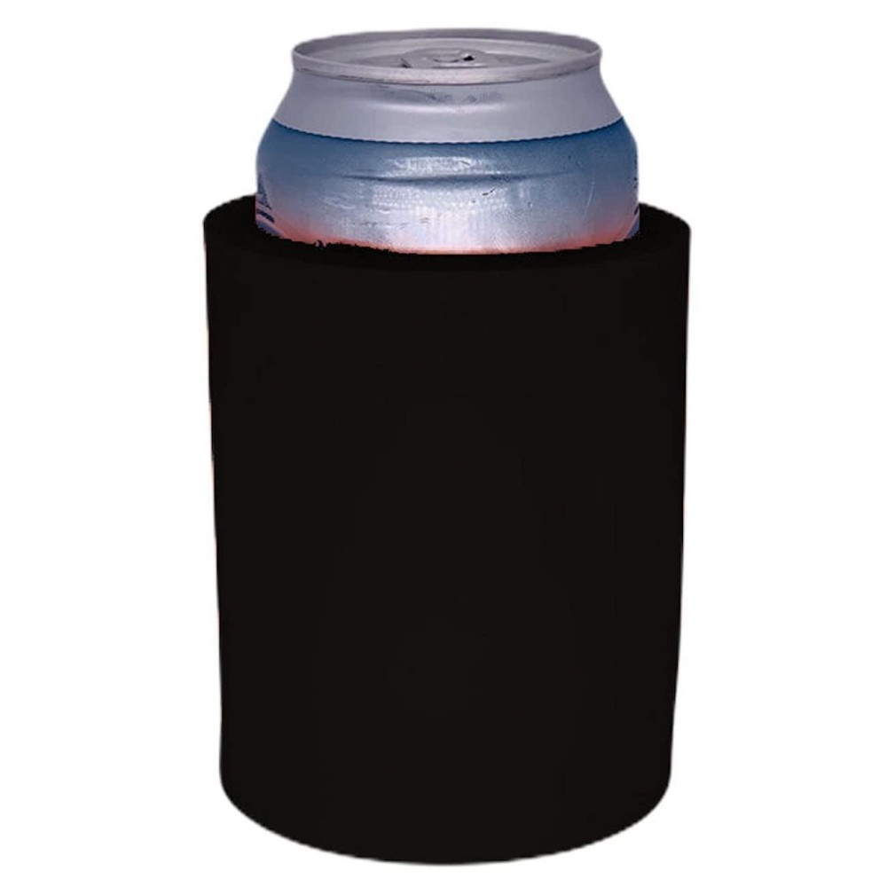 Blank Thick Foam Old School Can Cooler (Black)