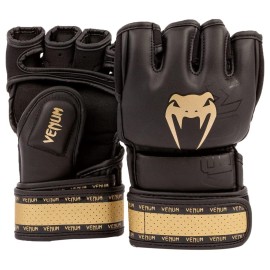 Venum Impact 2.0 MMA Gloves - Black/Gold-L/XL