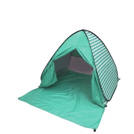 Beach Tent, Magicorange Pop Up Baby Beach Beach Shade, UPF 50+ Instant Portable Tent Sun Shelter for 2-3 Person, Automatic Baby Beach Tent with Carry Bag(Green Stripes)