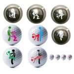 JPTSDBNWMT 4PCS Golf Ball Marker Stencil Custom Tool for Men,Personalized Funny Adult Marker Stamper Alignment Drawing Tool