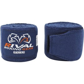 RIVAL Boxing RHWG Guerrero Elastic Handwraps, Available in 5 Sizes, Perfect Hybrid of Mexican and Traditional Style Hand Wraps, Superior Tension with a Thicker, Comfortable Wrap for Added Strength