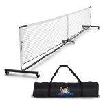 ANYTHING SPORTS Deluxe Heavy Duty Pickleball Net with Wheels 2.0