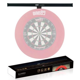 ONE80 ILLUMINA Dartboard Lighting System, Minimum Shadow and Clear Vision Design, Natural Sunlight Effect, Dartboard and Surround NOT Included