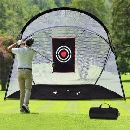 Golf Practice Hitting Nets for Backyard Driving Indoor Use Heavy Duty Practice Golf Driving Nets for Backyard Premium Portable Golf Impact Nets Cages with Frame and Net for Kids Men 10X7 FT