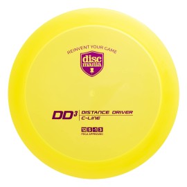 Discmania C-Line DD3 Disc Golf Driver - Overstable Drives, Disc Golf Distance Driver - Colors Will Vary (173-176g)