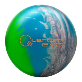 Brunswick Quantum Evo Hybrid Bowling Ball - Lime/Sky/Silver 14lbs
