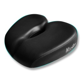 N3od3er Comfortable Bicycle Saddle for Exercise and Road Bicycle Oversized Comfort Seat for Stationary Extra Wide Replacement Padded Bike Saddle Cushion for Women and Men (Noseless)