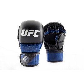 UFC PRO MMA Safety Sparring Gloves (S/M, Blue)