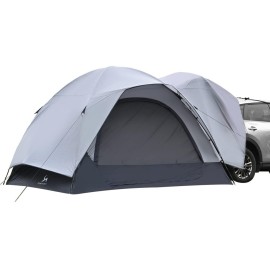 MC TOMOUNT SUV Tent 10ft*10ft*6.9ft Universal for SUV/CUV/Cars with Rainfly & 2 Doors for Camping Family Camping