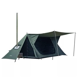 Stovehut TC Camping Hot Tent Shelter with Two Tarp Poles and Two Tent Poles