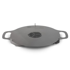 Petromax Atago Griddle Insert, for Atago Camp Grill, Direct Flame with Grill Marks, Outdoor Campsite Cooking a la Plancha