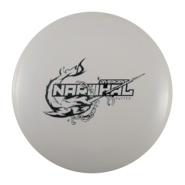 Divergent Discs Narwhal Disc Golf Putter Max Grip (White)