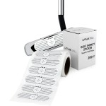 UTILE Golf Club Labels for Putter?-?(200 Labels Pack)?Golf Impact Tape for Golf Clubs, No Weight Added Golf Impact Sticker, for Easy to Apply Golf Face Tape Recorders