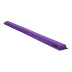 Z-Athletic Gymnastics Training Foldable Foam 8-Foot Floor Balance Beam for Kids, Purple