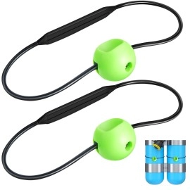 2 Pcs Tank Banger Underwater Signal Device Cylinder Diving Tank Accessories for Divers Noise Maker (Black and Green)