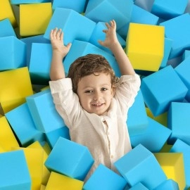 TAYUQEE Foam Pit Cubes Blocks - 24PCS 5