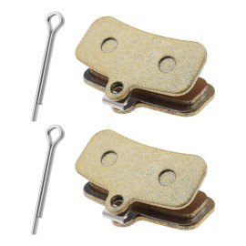 Create idea 2 Pairs Bicycle Disc Brake Pads Compatible with Shimano Saint BR-M810 M820 Zee BR-M640 Disc Brakes Sintered Metal Cycling Components