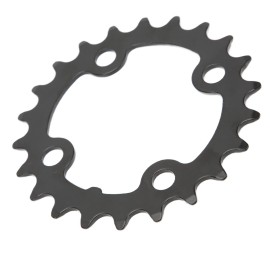 VBESTLIFE 22T 4 Bike Chainring, 64 Mm BCD Carbon Steel Bicycle Chainring 8 9 10 Speed Crank Fits 8 9 10 Speed Chains