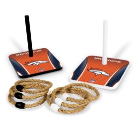 Wild Sports NFL Quoits Set with Direct Print HD Team Graphics - Tailgate Ring Toss Game - Great Gift for Any Football Fan! Ring Toss Family Outdoor Games for The Beach, BBQ, or Tailgate Party