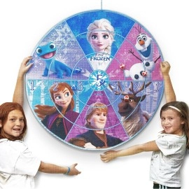 Disney Pixar Giant Darts Game by GoSports - Kids Sticky Ball Toss Party Game - Cars, Mickey, & Frozen