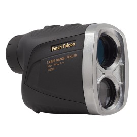 Fetch Falcon LCD Golf Rangefinder(High Precision, Slope Mode with Scan) Pole Flag Locking Vibration (LCD 1200 YD Golf Laser Rangefinder Black)