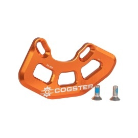 COGSTER FortiGuard Alloy MTB Bash Guard -A ISCG05 Bicycle Chain Guard for 26T-36T Chainrings, Bike Taco Bash for Your Mountain Bike Chain, BMX Chain (Orange)