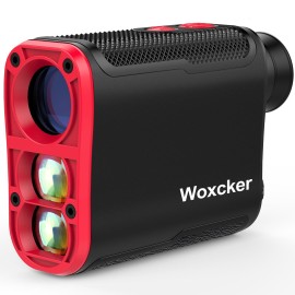 Woxcker Golf Rangefinder, 1200 Yards High Precision Professional Laser Range Finder Golfing with Pinsensor, Speed, Slope Compensation