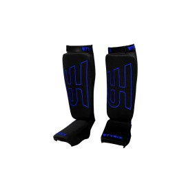 Shin Pads for Martial Arts Training (Large/XLarge, Blue)