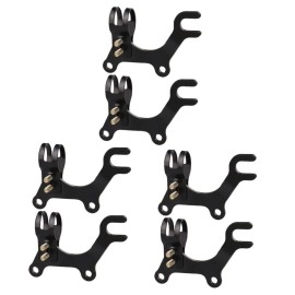 CLISPEED 6 Pcs Disc Brake Modification Bracket Bike Components & Parts Bicycles Parts for Modification Bike Modification Parts Parts Disc Brake Adapter Small Bicycle Carbon Steel Refit