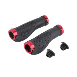 MZUHI YFlifangting 1 Pair Bicycle Grips Mountain Bike Handles MTB Grip TPR Rubber Shockproof Bike Handlebar Grip Bicycle Part Accessories (Color : Style4 Red)