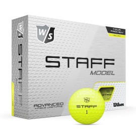 Wilson Staff Model Golf Ball - 12 Balls, Yellow