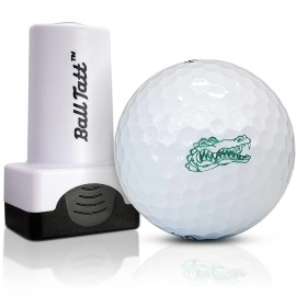 Ball Tatt - Gator Golf Ball Stamp, Golf Ball Stamper, Self-Inking Golf Ball Stamp Markers, Reusable Golf Ball Marking Tool to Identify Golf Balls, Golfer Gift Golfing Accessories