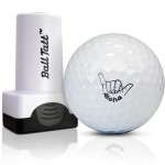 Ball Tatt - Golf Ball Stamp, Golf Ball Stamper, Self-Inking Golf Ball Stamp Markers, Reusable Golf Ball Marking Tool to Identify Golf Balls, Golfer Gift Golfing Accessories (Aloha)