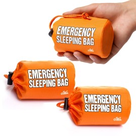 Emergency Sleeping Bag x3, Life Bivy Sack, Emergency Sleeping Bags for Survival Sleeping Bag, Tac Bivvy Bag, Portable Thermal Sleeping Bag, Emergency Blankets for Survival Bag, Sleep Survival Shelter