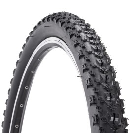 Replacement Bike Tire -26x1.95, 27x2.1, 27x2.2, and 29x2.2 Durable Folding Mountain Bike Tire - 60 TPI Bicycle Tires for Mountain Bike Bicycle (BLACK-29X2.2)