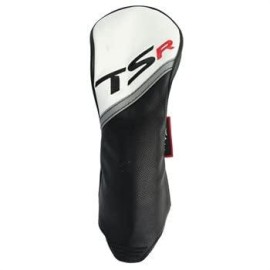 Titleist New TSR Leather Hybrid/Rescue Headcover, Black / White / Red