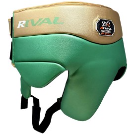 RIVAL Boxing RNFL100 Professional No-Foul Groin Protector with Dual Waist Straps, Hook and Loop Closures, Ultra-Lightweight Construction, and Super-Rich Microfibre PU