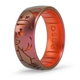Enso Rings Etched Star Wars Characters - May the 4th - Classic Silicone Ring - Wicket - Size 5