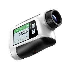 HyzerFlex Pro Rangefinder Golf and Disc Golf Frisbee Golf Rangefinder LCD Touch Display with Voice Guidance 1000 MAH Battery of Other Deice Charging