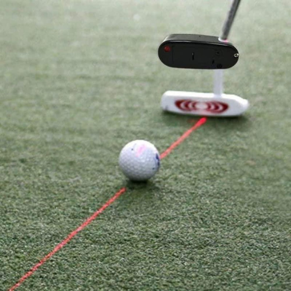 ASMEIR Black Golf Putter Laser Pointer Putting Training Aim Line Corrector Improve Aid Tool Practice Golf Accessories
