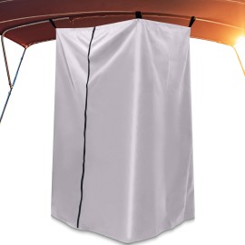 Boats Privacy Curtain Boat Changing Room with Bag Portable Privacy Tent Easy Up Pontoon Boat Enclosure Privacy Partition for Pontoons Boat Hanging Tent 27