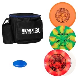 Remix Disc Golf Starter Bag + 4-Disc Set