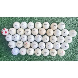 GBall900 Assorted Used Golf Balls Brand Mixed for Swing Practice and Hit Away, White and Colored Pack of 250