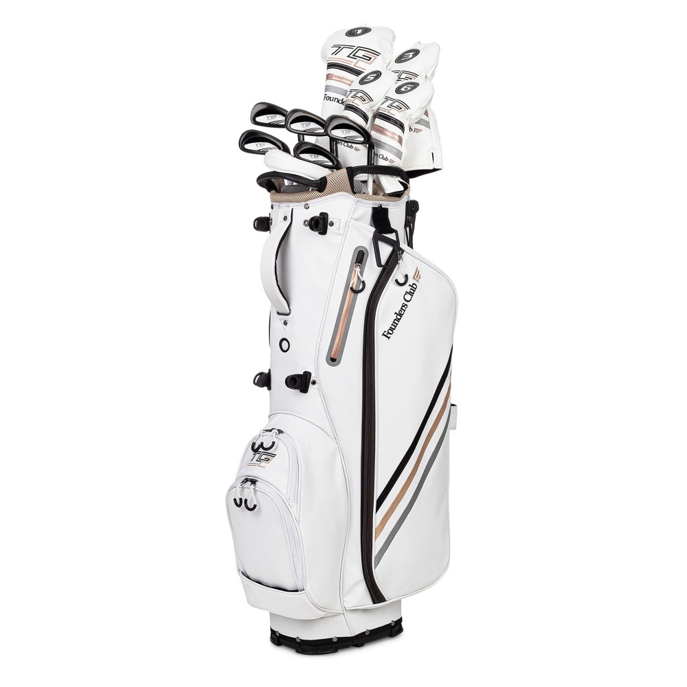 Founders Club TG2 Complete Womens Golf Set - Right-Handed with Stand Bag (Standard Length)