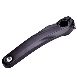 Bike Crank Arm, 170mm Aluminium Alloy Left Crank Arm Bicycle Crank Arm Road Bike Crank Arm Bike Part for 590 610 SLX XT XTR(Black)