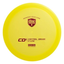 Discmania C-Line CD1 Disc Golf Driver - Control Driver for Disc Golf (Yellow, 173-176g)