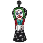 BAIRBRE Funny Clown Golf Headcover Golf Club Head Cover Golf Driver Cover Fariway Wood Headcover Hybrid Head Covers Golf Haedcovers for Scotty Cameron Taylormade Titleist Odyssey