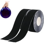 USUNQE Pack of 2 Rolls Elastic Bowling Ball Thumb Tape Bowling Finger Tape Thumb Tape Protective Bowling Accessories for Bowler Sport Exercise Workout, Each Roll 2.5 cm x 5m